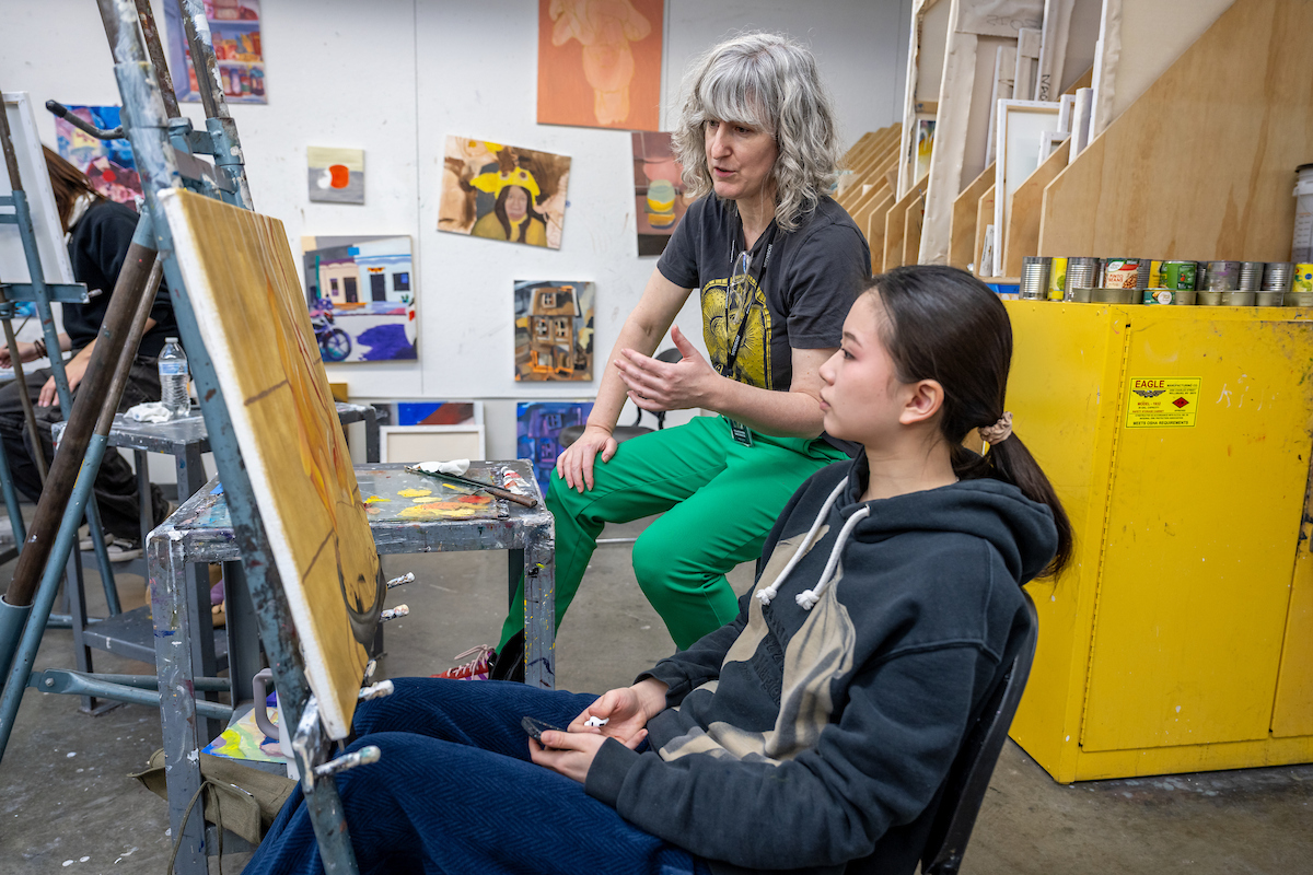 Students learning in a Pratt Munson classroom