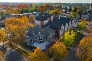 aerial image of Pratt Munson Utica campus