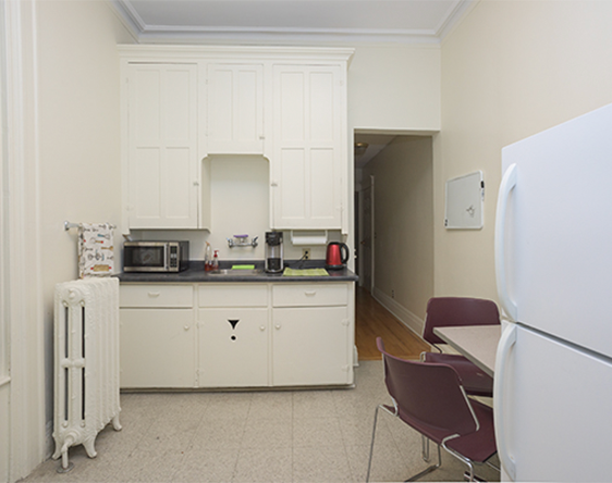 kitchen inside cottage place dorm